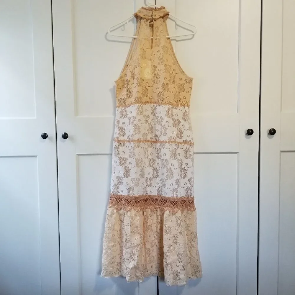 Anthropologie foxiedox lace dress